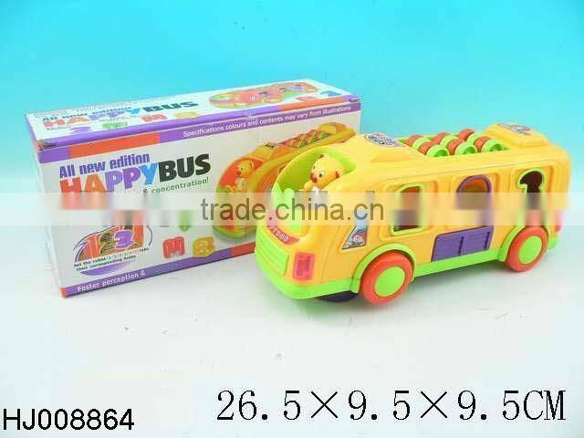 B/O building bricks car with light music
