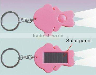 solar LED lighting key chain