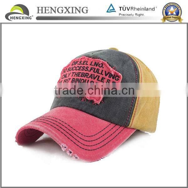 Cowboy Fitted 6 Panel Baseball Cap Custom Cap Baseball Hats