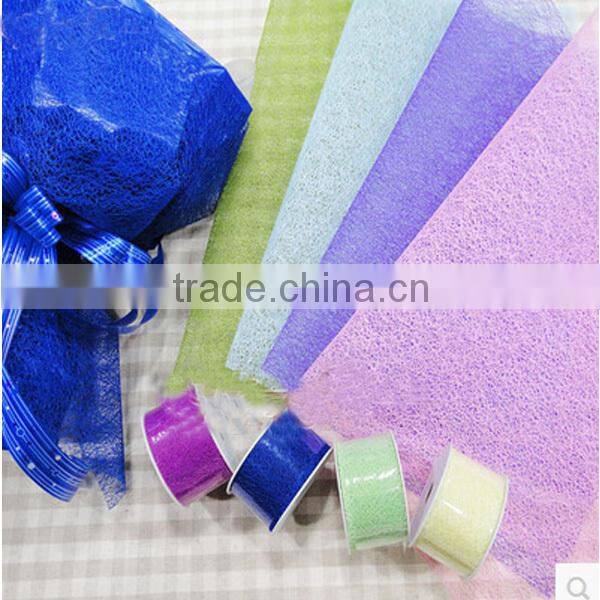 Wholesale soft tissue wrapping paper flower wrapping mesh
