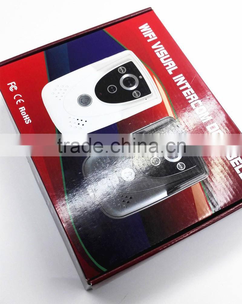 720P PIR Motion Sensor WiFi Visual Intercom Doorbell with IR Night Vision