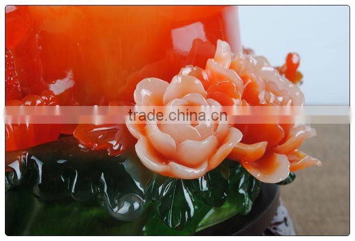 Jade color Money frog feng shui statue ,Large size money frog