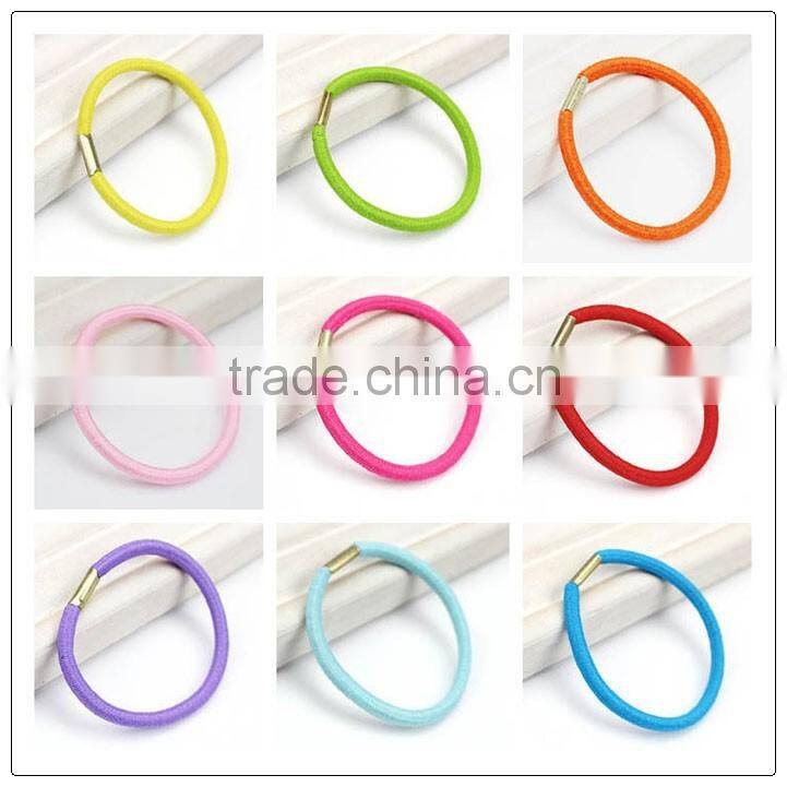 Hot sale 2016 Fashionable 4mm colorful thin elastic hair bands