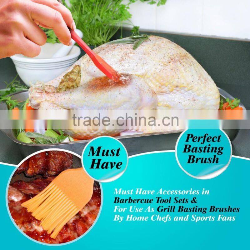 Reusable Environmental Silicone BBQ Sauce Brush