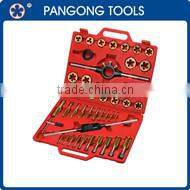 Satin Chrome Finish Cr-V Steel Double Ring Ratchet Gear Wrench Set with Rolling Pouch Bag