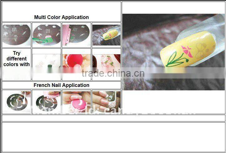 Nail Art stamp and scraper stamping tool