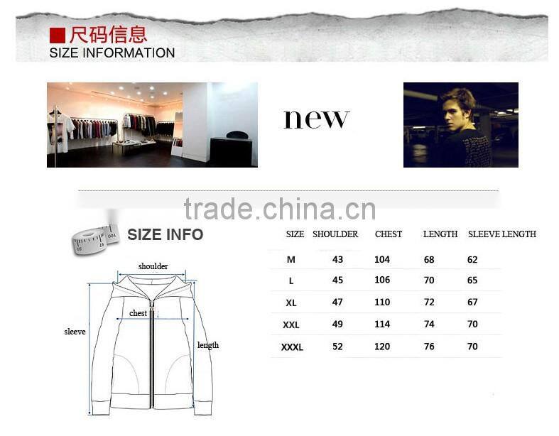 2015 High Quality Cheap Men Fitted Sport Hoody Long