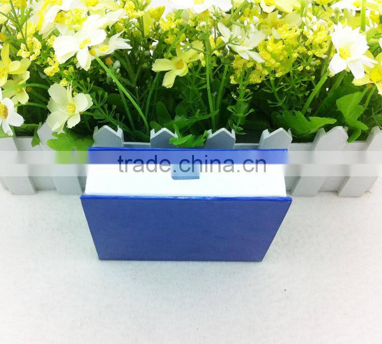 memo pad with paper holder