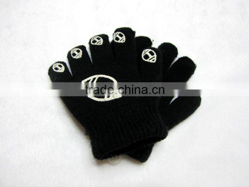 good quanlity knit softtextile winter finger gloves