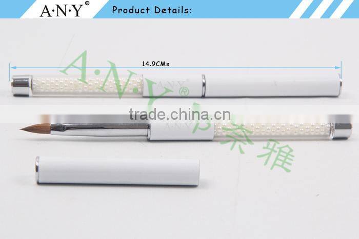 ANY Nail Art Design Care Pure Color Pearl Handle Pure Sable Nail Art Brush