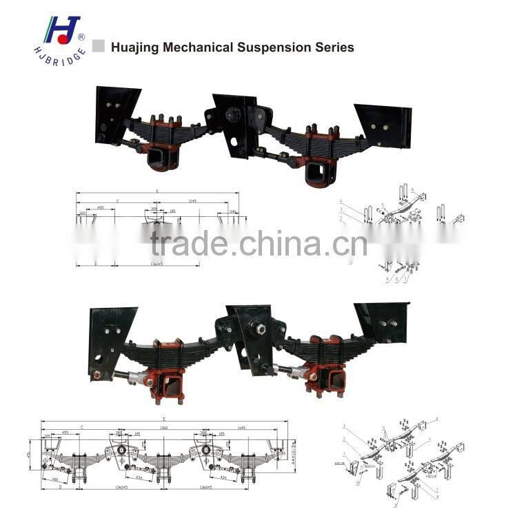 BPW type trailer suspension
