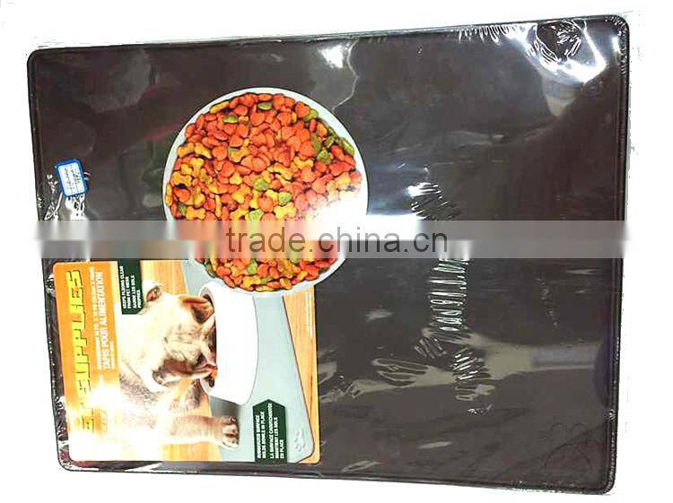 Custom Color Silicone Pet Food Feeding Mat For Dog Cat