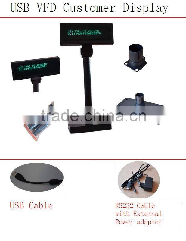 20 x 2 VFD Customer Displays for POS system