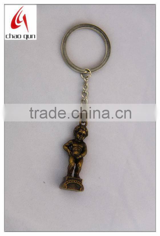 Belgium manneken pis metal 3D keychain
