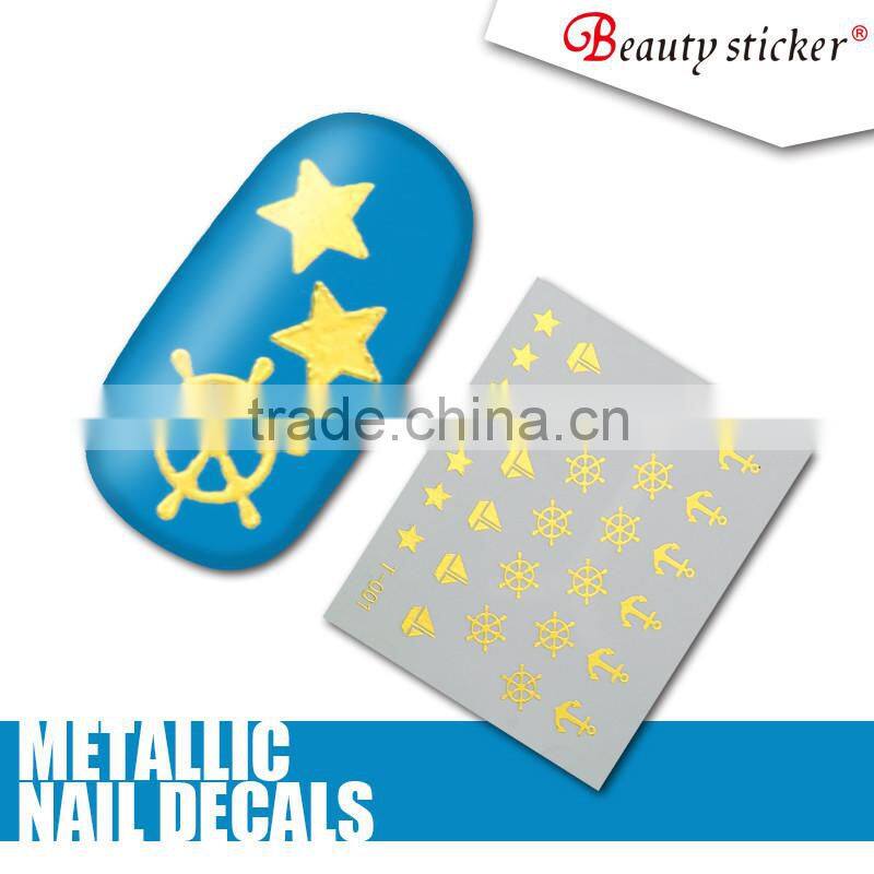 water transfer nail art design custom wholesalae decorative nail decal stickers