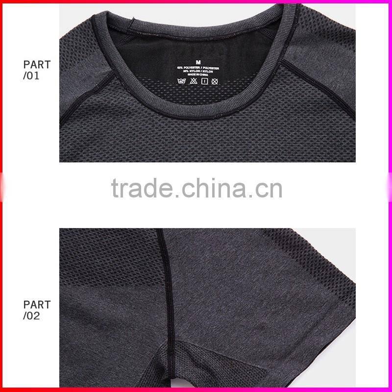 2016 New style Tennis clothes sport T-shirt , men slimming body shaper, men sports wear