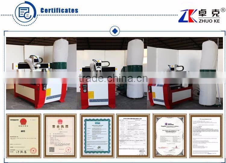 1.5KW Water Cooling Spindle 6090 Advertising CNC Router Machine For Wood Acrylic With Single Bag Dust Collector