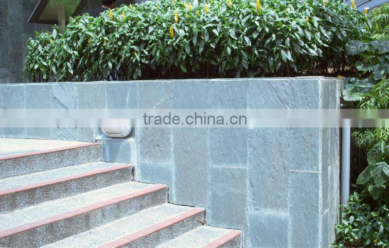 Natural green slate slab flexible stone