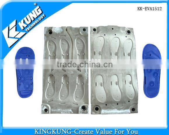 One color EVA shoe sole EVA sole mould 1 mould 3 pairs