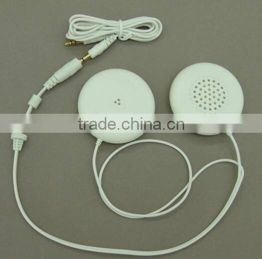 microbead MP3 travel pillow with double speakers