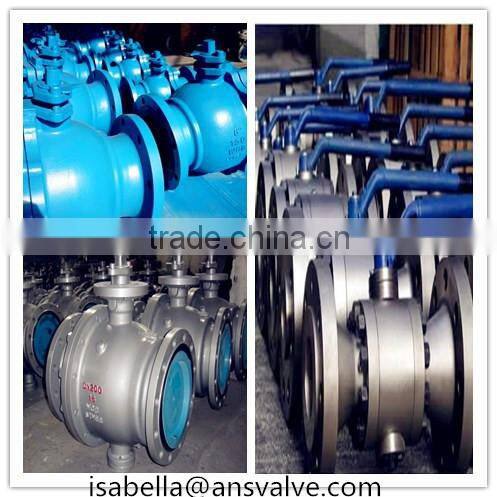 China Manufacturer High temperature stainless steel ball valve with flanged ends