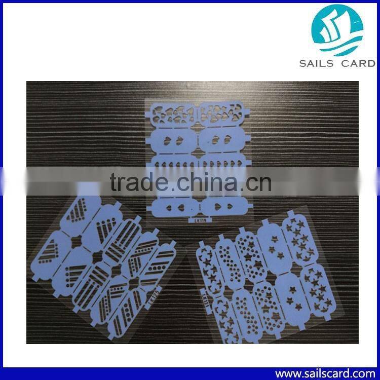 Beautiful Ble nail stencil sticker machines for nail art