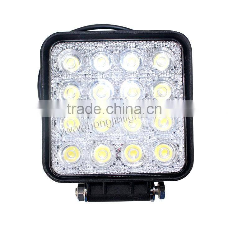 High Quality super bright 48 Watt Working Led Lights 12v Offroad IP67 waterproof led headlight