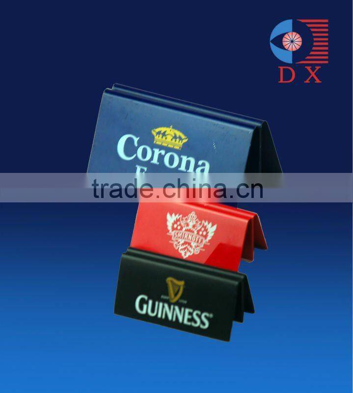 Hot sell colored high quality stainless steel bar menu holder