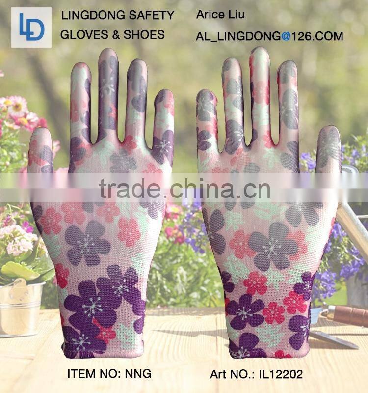 Black PU Coated Working Gloves