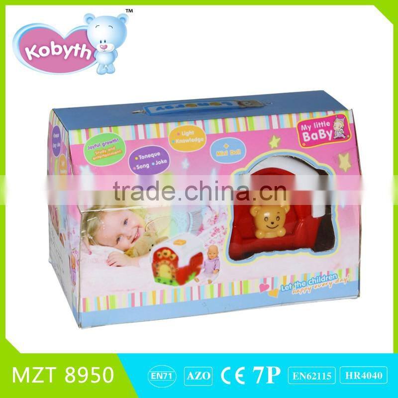 new funny 4 inch lovely doll and story box with English IC including story,music,knowledge