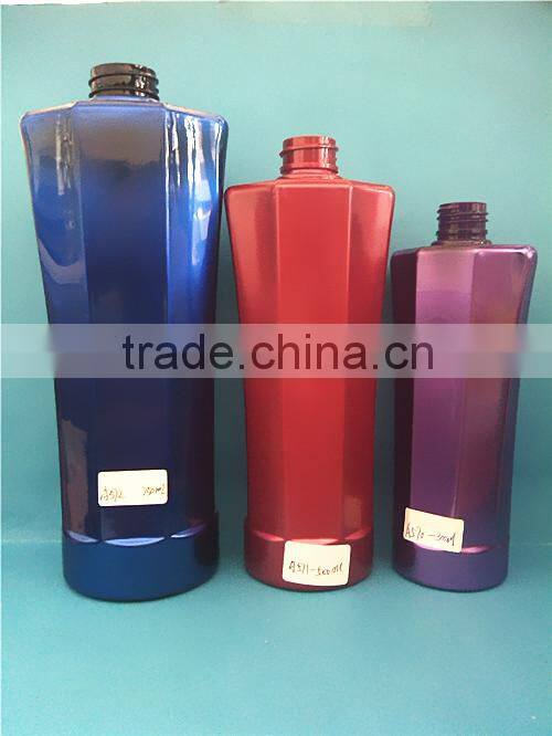 Personal care use of shampoo cream oil hair conditioner 250ml plastic material PET plastic bottle