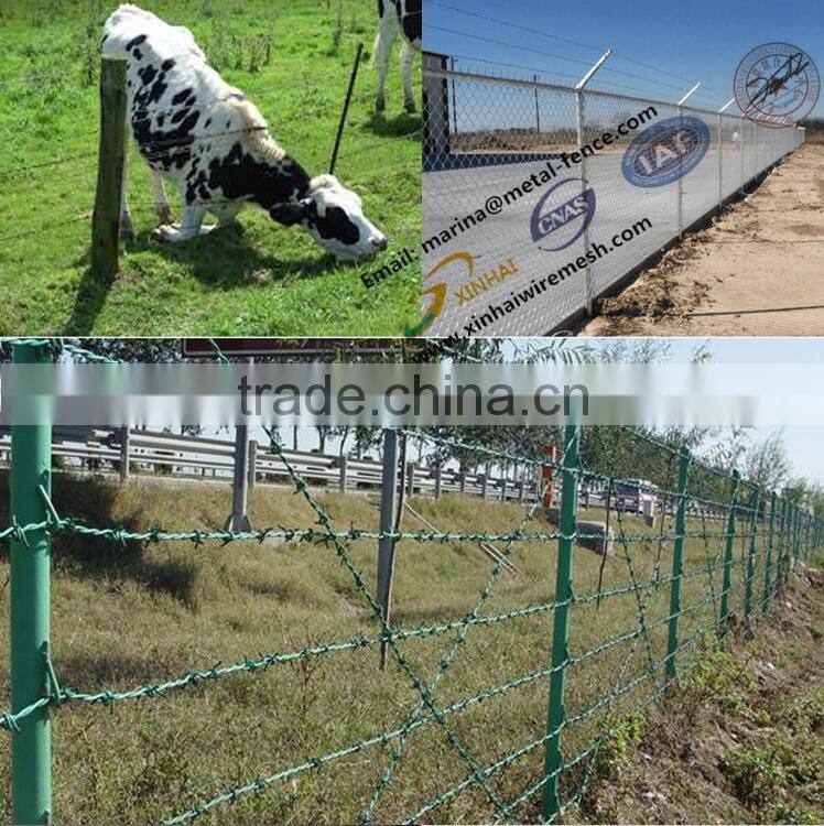 Low price barbed wire length per roll for sale