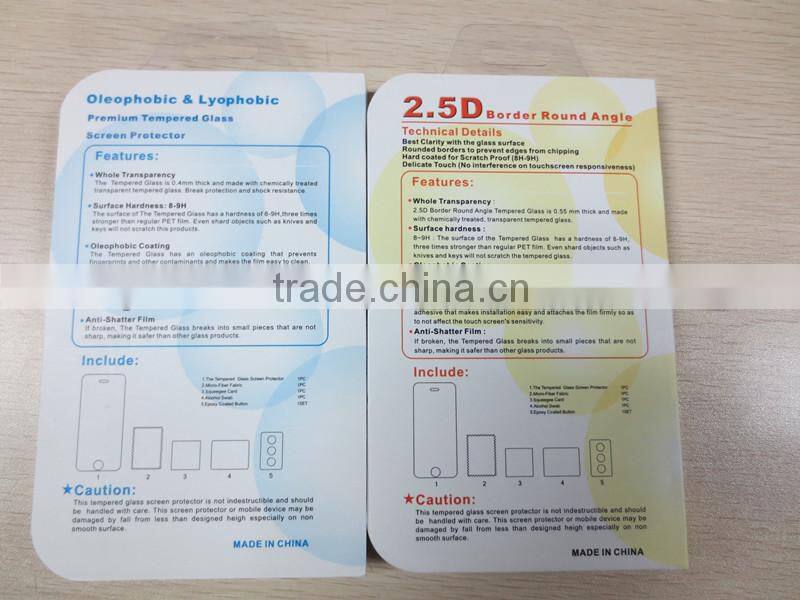 For iPhone 5S Tempered glass screen protector