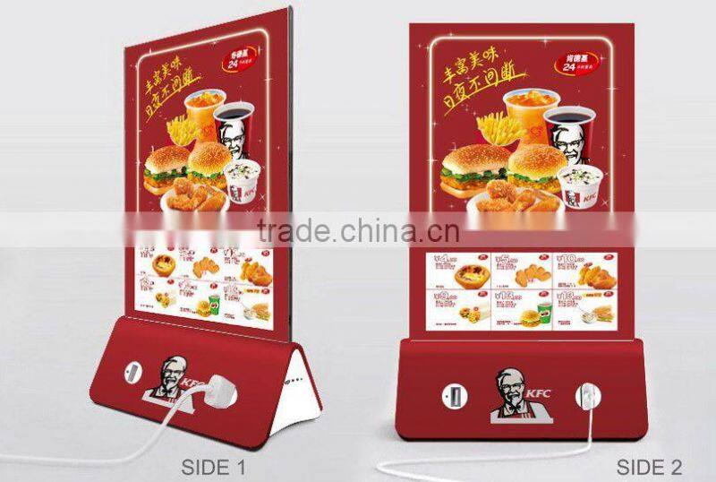 New products 2016 innovative product menu mobile phone charger bank for samsung s4 s5 s6