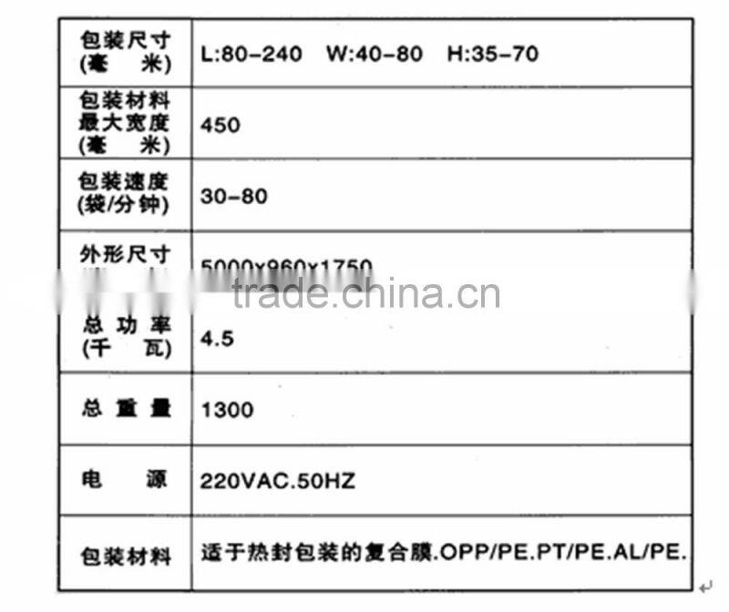 multifunction automatic flow used vacuum packaging machine
