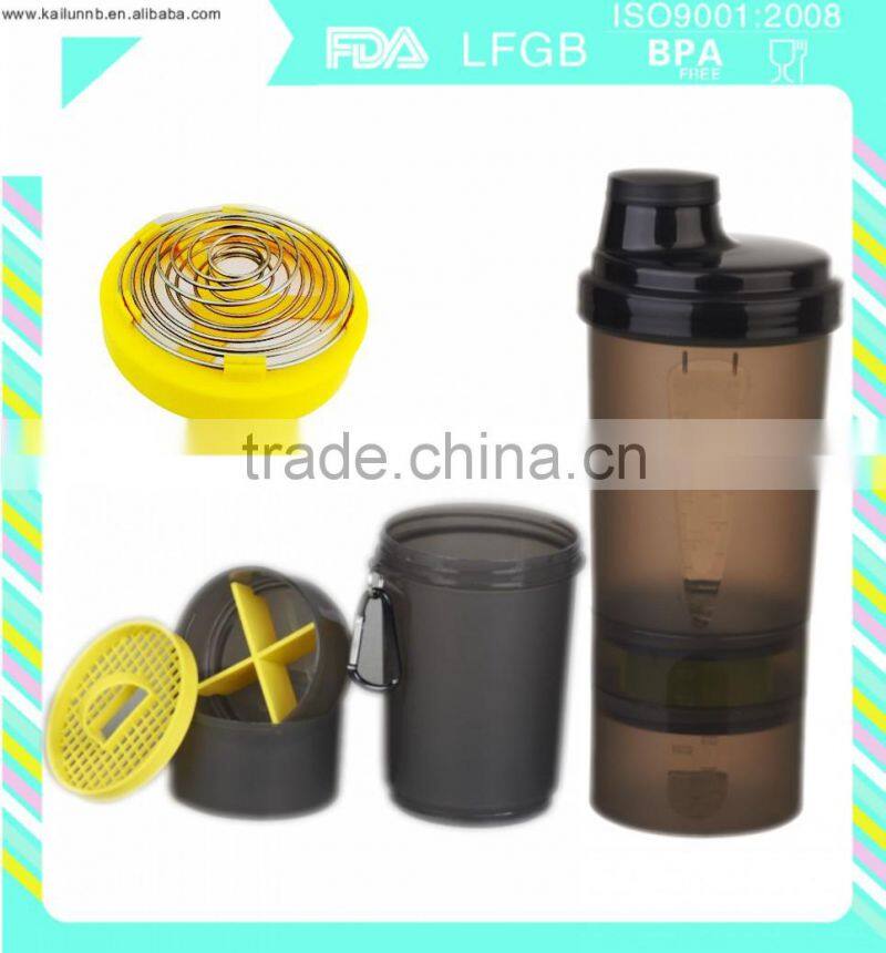 spider bottle cup manufacturer BPA free for protein powder
