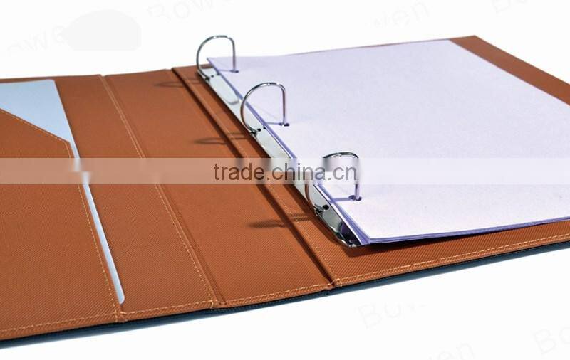 promotional PU folder with card holders
