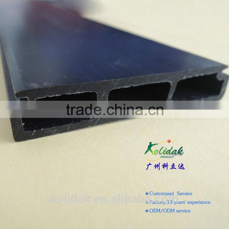 Three rectangle holes TPE plastic profile