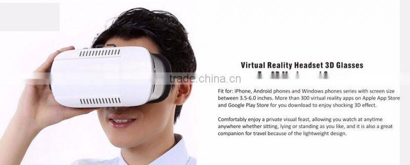 Hot Sale Virtual Reality Headset 3D VR Glasses Box for Games and Movies Gift