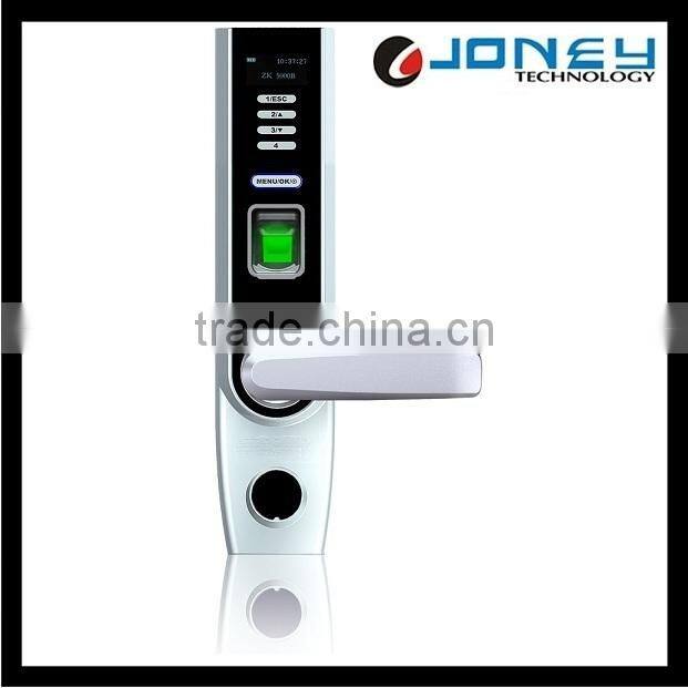 Zinc Alloy OLED display fingerprint reader access control biometric fingerprint lock with usb function