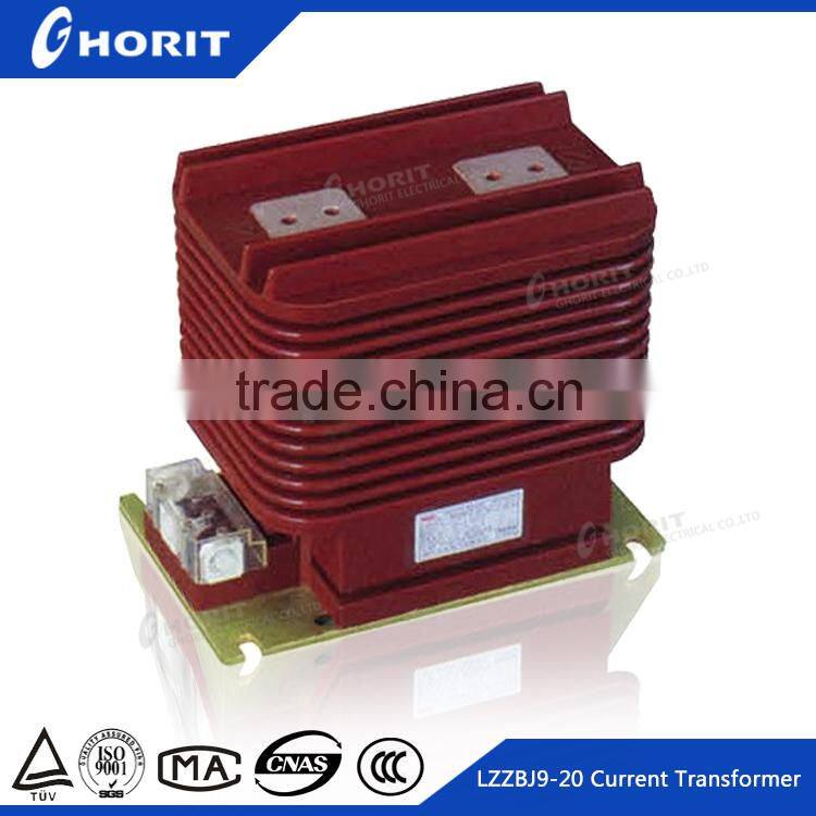LZZBJ9-20 cast-resin insulated post type current transformer 20kV 600 to 1200VA current transformer