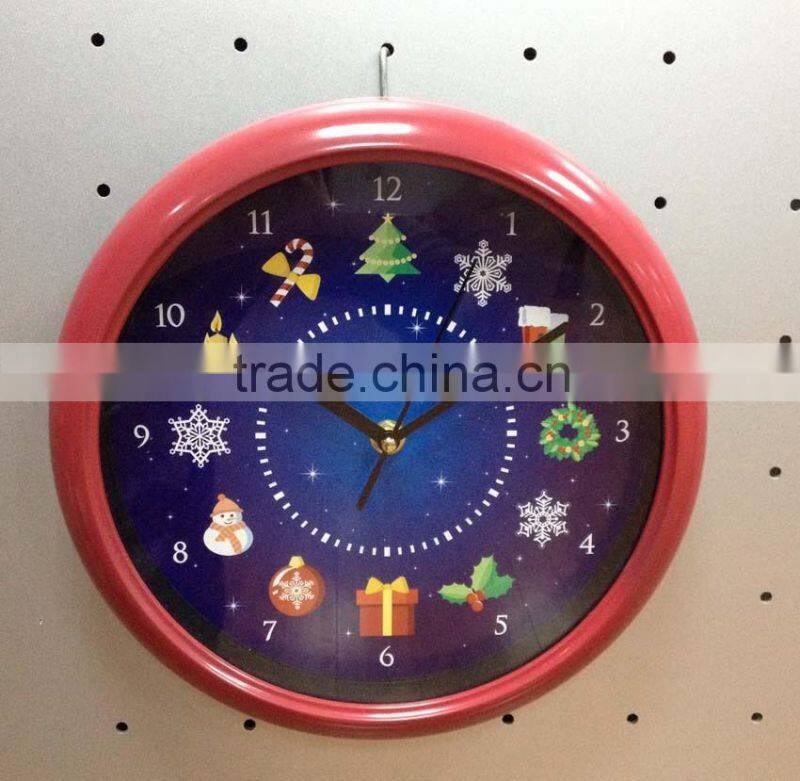 hot selling 10 inch musical clock 2016