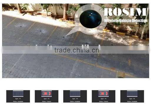 Mall Available Lots Parking Detector Counter with NEW LoRa ROSIM Technology