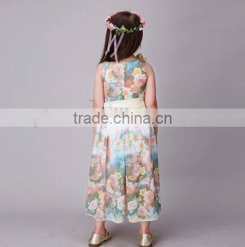 factory direct flower girl dress of 9 years old summer casual baby cheap flower girl dress
