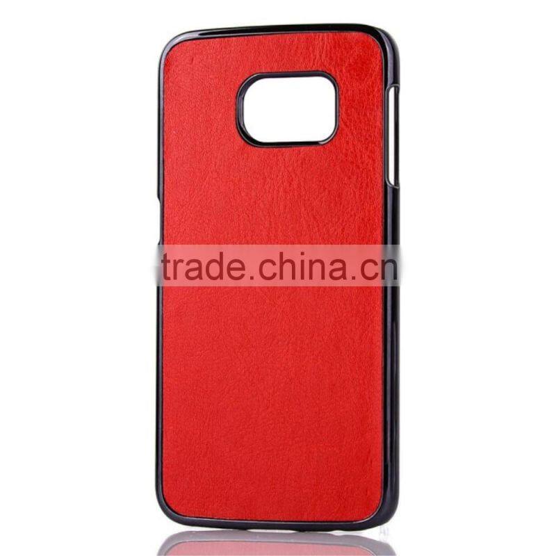 Crazy Horse Leather Coated PC Case for Samsung Galaxy S6 Edge G925