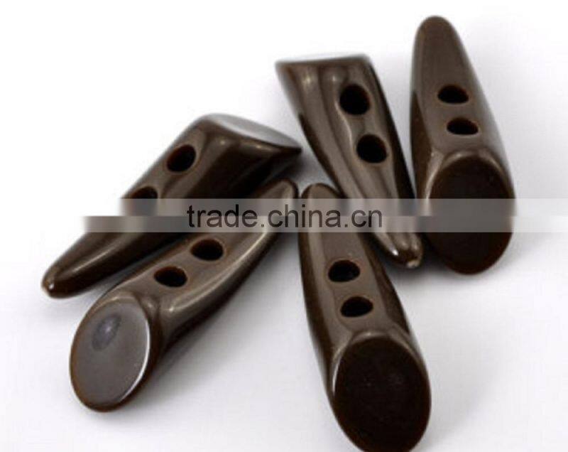 Buttons/Bulk Manufacturer Buffalo Horn & Buttons Toggle Button for Coat -