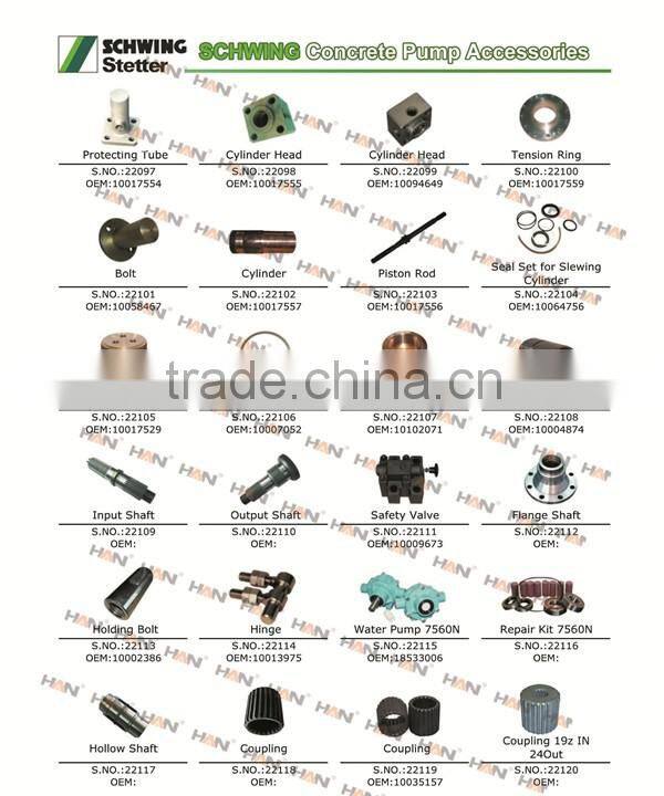 Schwing PISTON RING OEM 10007052 Concrete Pump spare parts for Putzmeister Zoomlion Sany JUNJIN