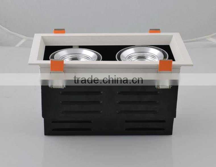 COB 50W LED Downlight Square High power recessed downlight big size downlight