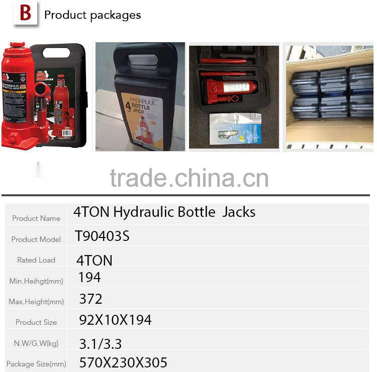 Torin BigRed 4 Ton (ASME)easy lift Hydraulic Bottle Jack