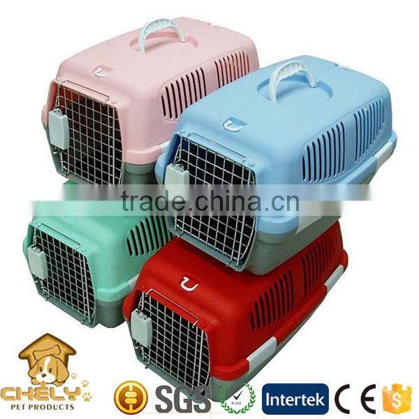 Fashional customized pet carrier airline dog travelling cage for wholesell